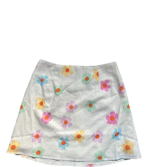 Princess Polly Mishnah Mini Skirt BNWT Non Smoking Floral Lined 0 - Picture 1 of 13